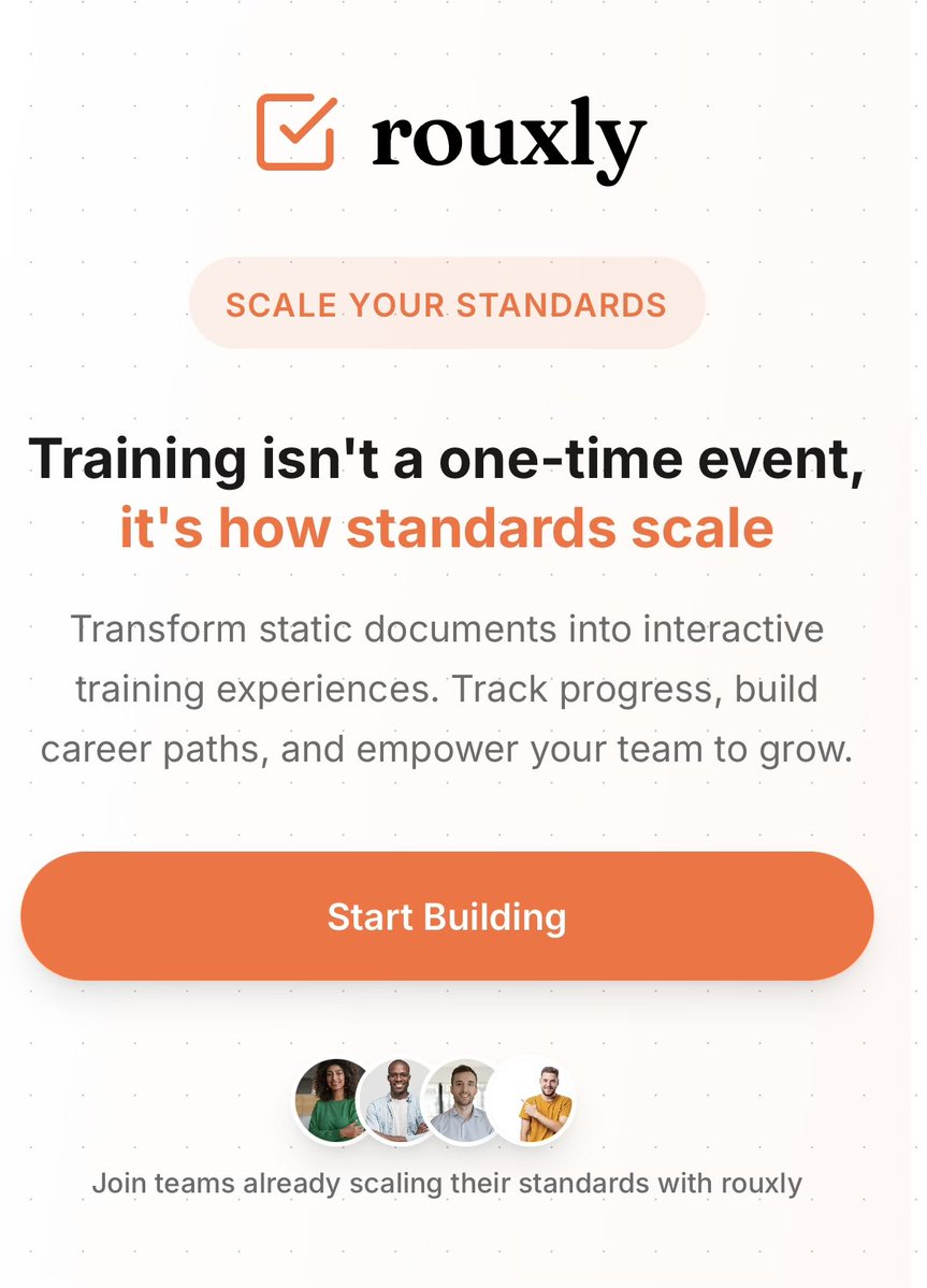 TheChefnshape's tweet photo. I just built a way for all companies to use their existing training materials with @boltdotnew ! While everyone else is telling you to start over and record new SOPs, Rouxly turns old PDFs into trackable trainings that grow with your employees.

This is my $1000 saas entry!

https://t.co/yF46Q9hWlw