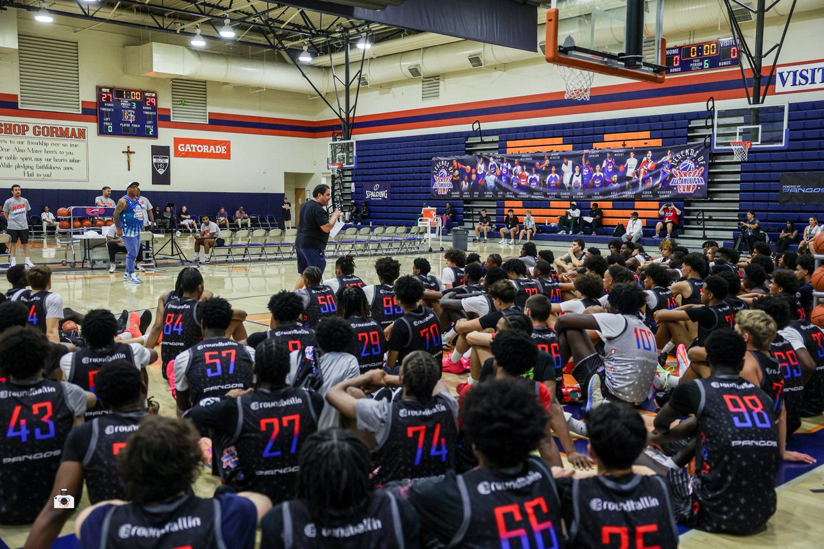 SaturninoPhotos's tweet photo. Locked in at the Pangos All-American Camp. ๐ The heaviest hitters in scouting, coaching, and media are baseline for the most exclusive camp in the country. Pure talent on display. ๐๐บ๐ธ #PangosAAcamp #fullctpress #nbascouts @trigonis30 https://t.co/fQ06rIQTPL