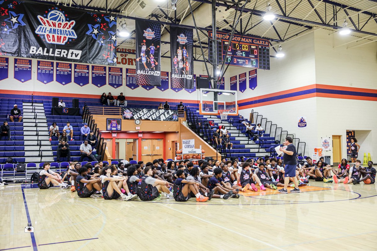 SaturninoPhotos's tweet photo. Locked in at the Pangos All-American Camp. ๐ The heaviest hitters in scouting, coaching, and media are baseline for the most exclusive camp in the country. Pure talent on display. ๐๐บ๐ธ #PangosAAcamp #fullctpress #nbascouts @trigonis30 https://t.co/fQ06rIQTPL