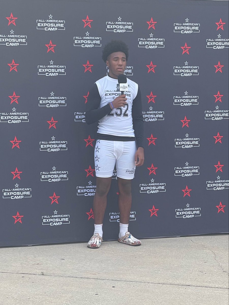 DillonHines01's tweet photo. Thank you to everyone at the All-American Exposure Camp for inviting me and giving me the opportunity to compete and showcase my skills. I’m grateful for the experience, coaching, and competition. Looking forward to continuing to work and improve. #AGTG #AllAmericanExposureCamp https://t.co/Qia62RhKmJ