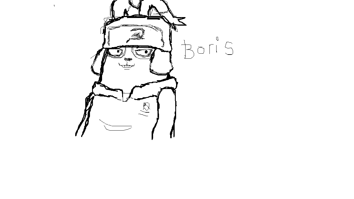 Boritsuu's tweet photo. It's so badly drawn that even the canvas refused to cooperate... 
PD: This is my first time drawing with my PC mouse
#usavich https://t.co/KTw4WL4esV