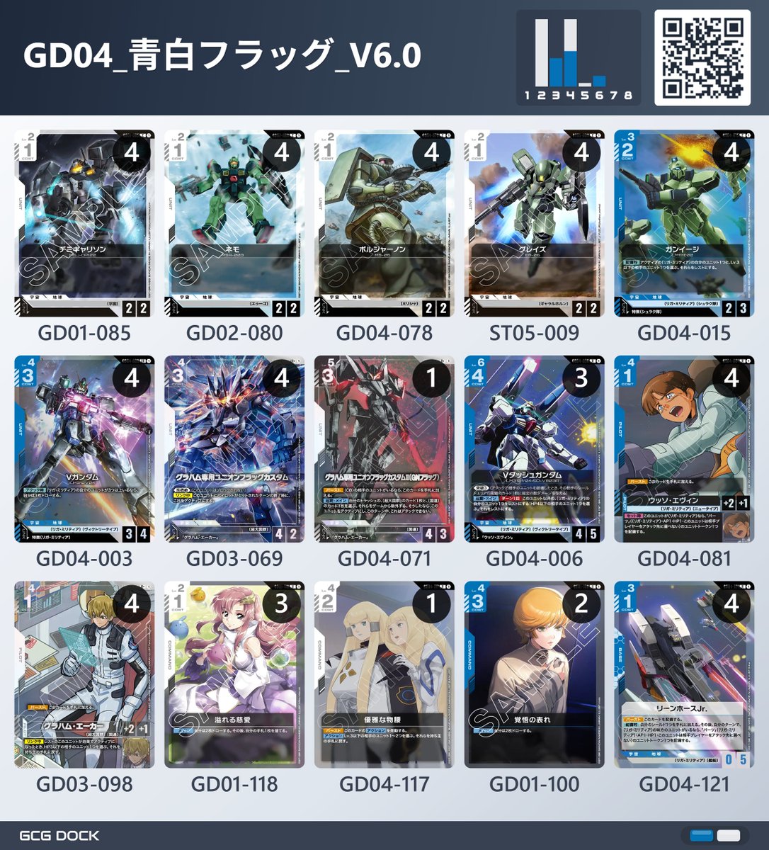 shun_s811's tweet photo. #ガンダムカードゲーム #GCG
#GD04 #グラハム専用ユニオンフラッグカスタム
フラッグ採用のデッキが未だに定まらず…
手札枚数を気にしすぎて、どうにかドロー手段を組み込めないか試行錯誤しています。
相手は青紫、赤白を想定しているんですが、そもそも2つとも見れるなら環境デッキになれますね！ https://t.co/6o65ICZLbl