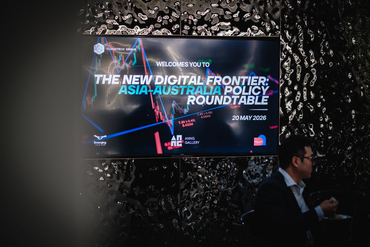 CloudTechGrp's tweet photo. A sharp conversation on digital assets policy &amp; Asia's growing opportunities at our Asia–Australia Policy Roundtable 🌏

Thanks to our co-hosts &amp; speakers for a conversation that didn't hold back.

#DigitalAssets #Fintech #asia #australia https://t.co/PdStk6gOHi