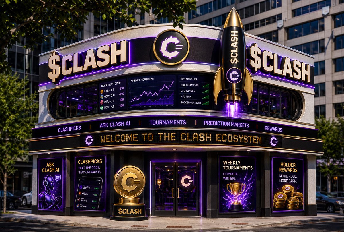 ClashProjectAI's tweet photo. Most Projects Build Hype.

$CLASH is building a home.

A place to compete, predict, earn, and grow together. 👇

Community: https://t.co/tnBub0iJo0
Prediction Markets: https://t.co/MGEefQCKYw
AskClash: https://t.co/DeMdT2ixTr https://t.co/m2SEv2CBtR