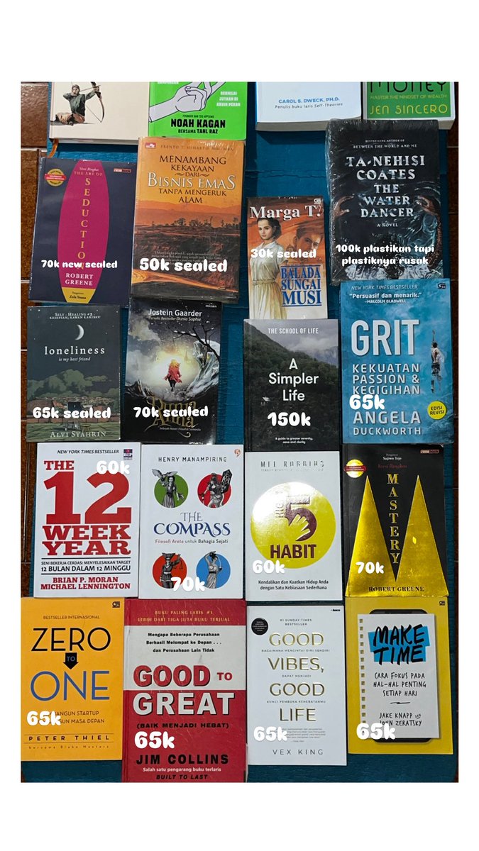 torchgrass's tweet photo. ((TWITTER PLEASE DO YOUR MAGIC))

Hi guys, kenalin gua kieran. Dengan berat hati terpaksa gua mau jual buku buku koleksi gua + apple pencil karena gw hampir kehabisan uang + diusir dari rumah + modal buat beli laptop buat lanjutin kerja 😭

#zonauag #jualbuku #preloved https://t.co/OVcxMVHs4m