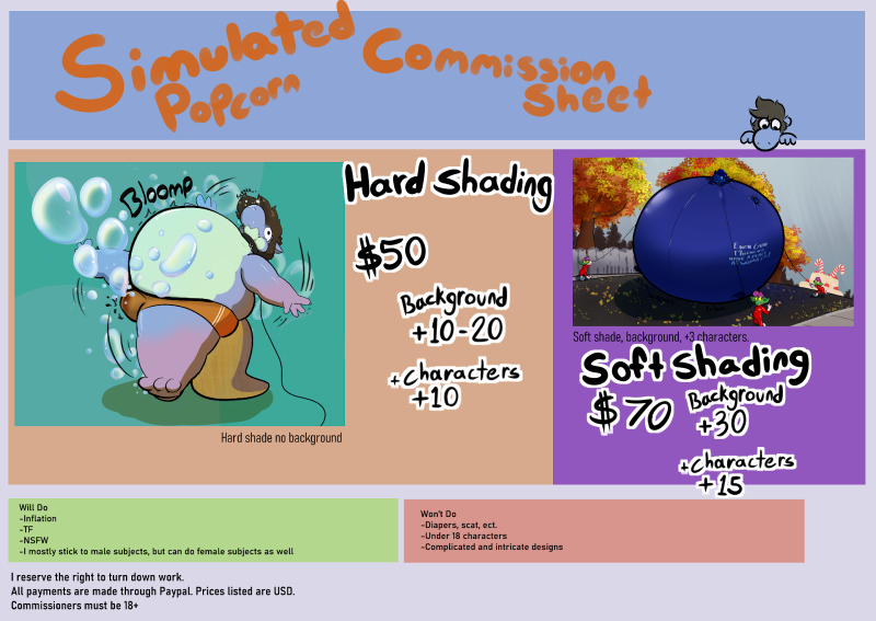 SimPopcorn's tweet photo. Opening for a few commissions again. Will close these once I have enough requests I am interested in. Please submit requests to the form link!: https://t.co/P0y1UoL7EH https://t.co/3GXjpluRwZ