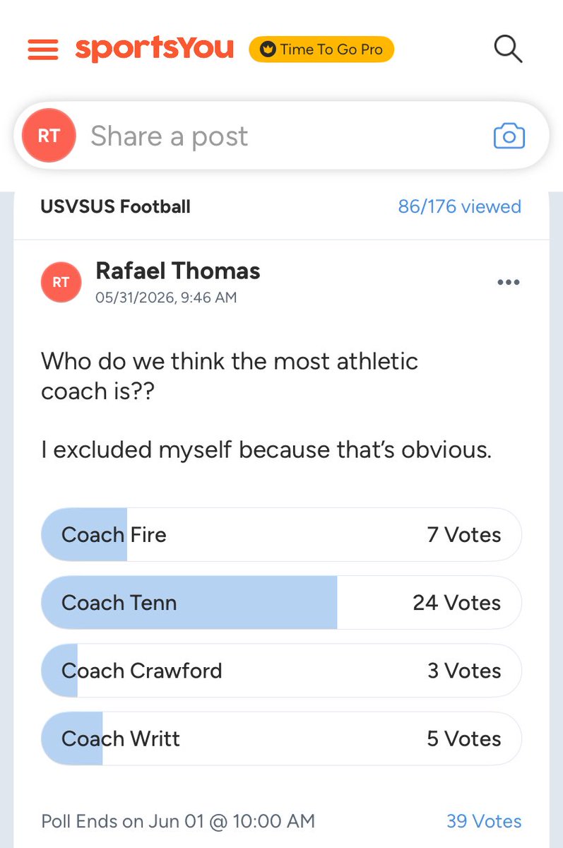 CoachRT1988's tweet photo. Coaches, you want to start a civil war in the coaches group chat?? Here’s an idea 😂😂 https://t.co/MbDF8tN0IX