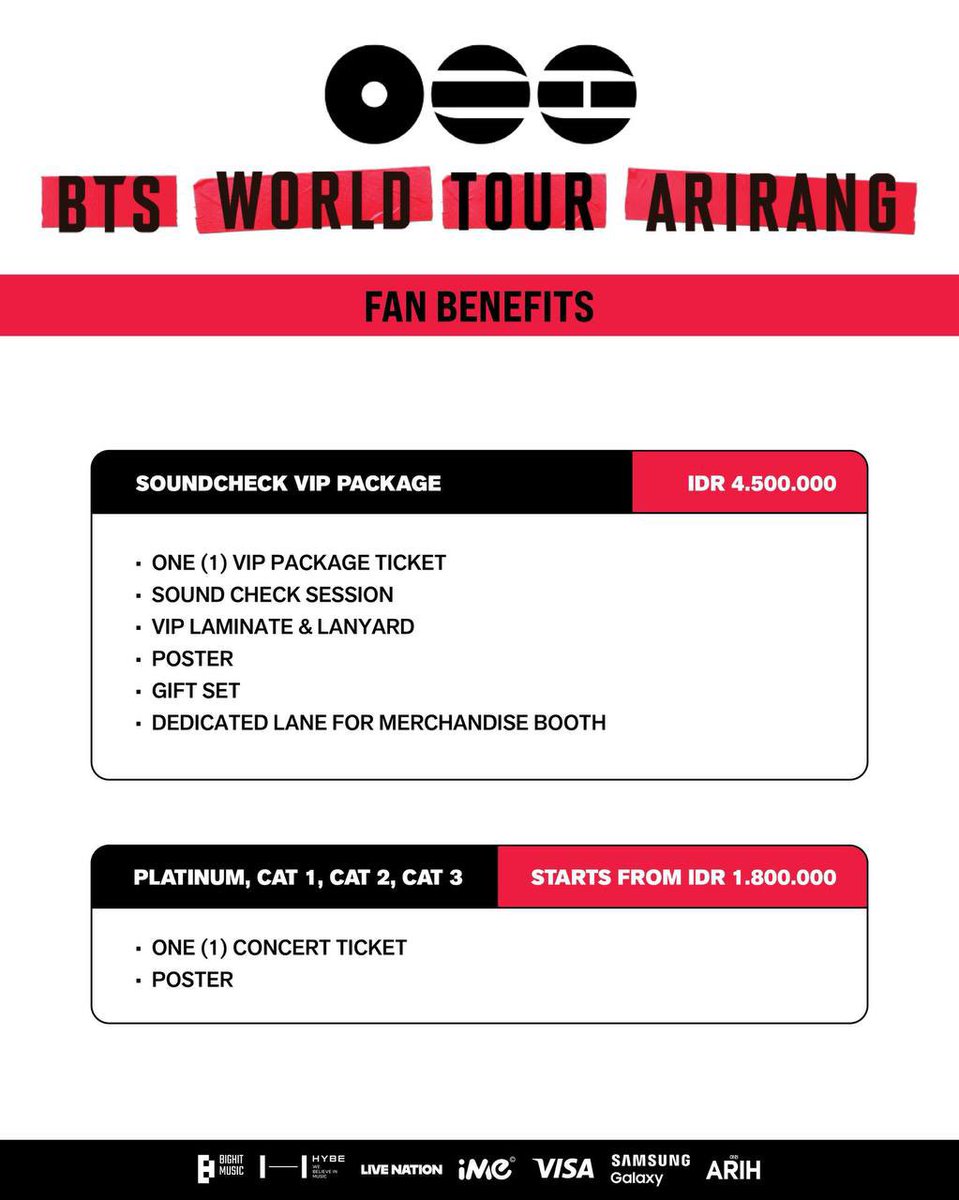 TFTickets's tweet photo. BTS World Tour Arirang in Jakarta

➡️ Bypass / Direct Link to Skip Queue 

Membership Presale / General Sale
Order Form: https://t.co/W604Ti4nhi

#BTS_WORLDTOUR_ARIRANG #BTS #BTS_WORLDTOUR_ARIRANG_ASIA #Tiket #ARMY #TPA #방탄소년단  #BTS_WORLDTOUR_ARIRANG_JAKARTA #iMeIndonesia https://t.co/M2D4yV2MXO