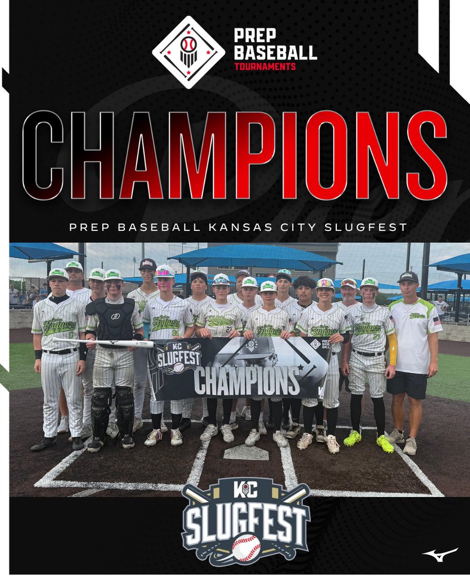 PBTKansasCity's tweet photo. 🏆CHAMPIONS📷   

Congratulations to the 2026 Prep Baseball Kansas City Slugfest 14u champions, Staley Sluggers📷

#PrepBaseballKC | #PBKCSlugfest https://t.co/JwLEFCEanJ