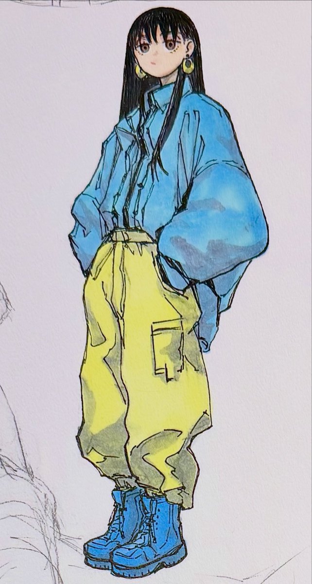 nulllllllun's tweet photo. #今月描いた絵を晒そう 5月ᝰ✍🏻 https://t.co/tnz9ZfPPLb