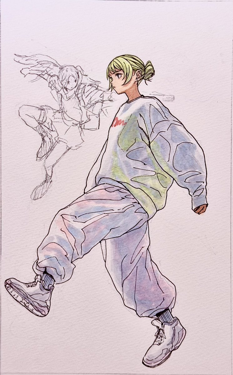 nulllllllun's tweet photo. #今月描いた絵を晒そう 5月ᝰ✍🏻 https://t.co/tnz9ZfPPLb