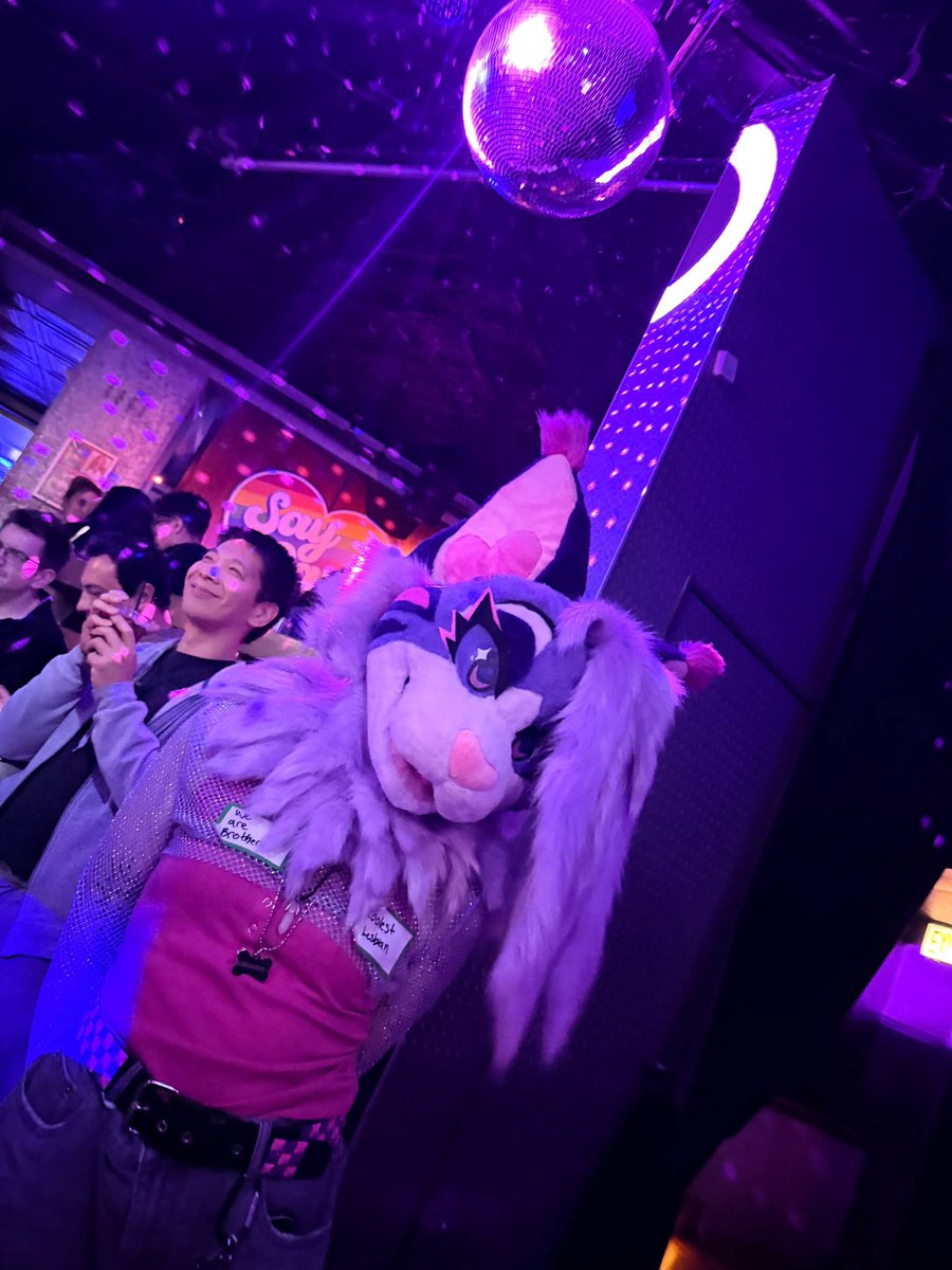 whimsiclaws's tweet photo. Chicago’s Party Animal 💜🩷💜 https://t.co/HOx2HlxgAP
