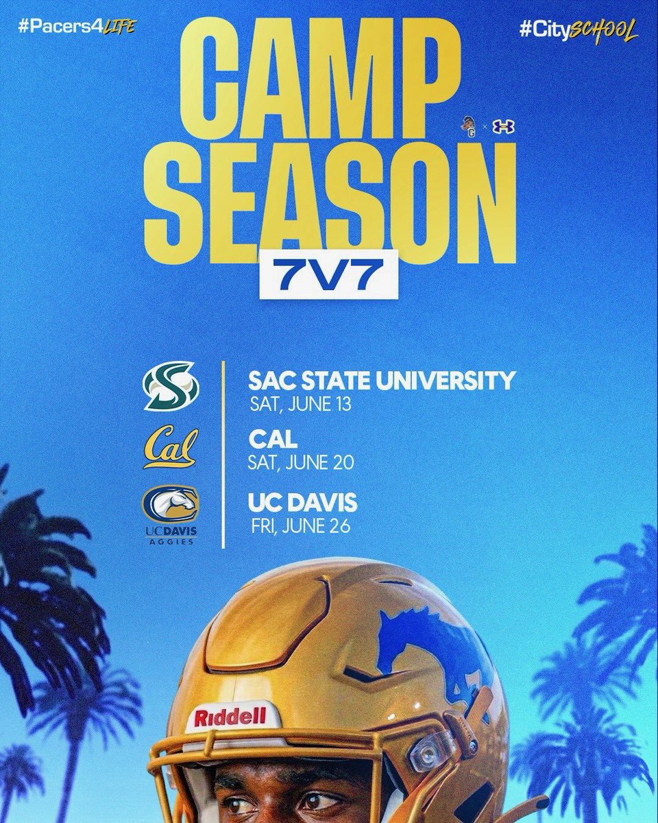 grant_union's tweet photo. One of our most exciting times of the year is Camp Season. This is a time for us to fail, succeed and grow. We are ready for the challenge. #WeAreGrant #PacerForLife 🔵🟡🐴@CoachLeach3 @streetsavvyGMG @CReedGHS @MRHAVINGMOTION @Coach_Ferg7 @SydQuanThompson https://t.co/G5froEvSPs
