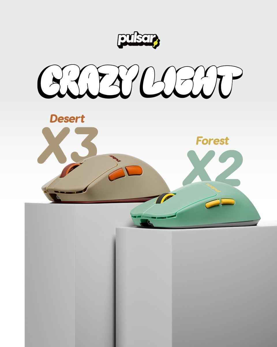 PulsarJapan's tweet photo. 【新商品発売のお知らせ】

X3 Crazylight Desert

Medium
https://t.co/NaVrFdXZKp

Mini
https://t.co/7R2bIiwrHi

X2 Crazylight Forest 

Medium
https://t.co/Ea3x5irB4j

Mini
https://t.co/NvFomzS9QI https://t.co/SqNVapsGN2