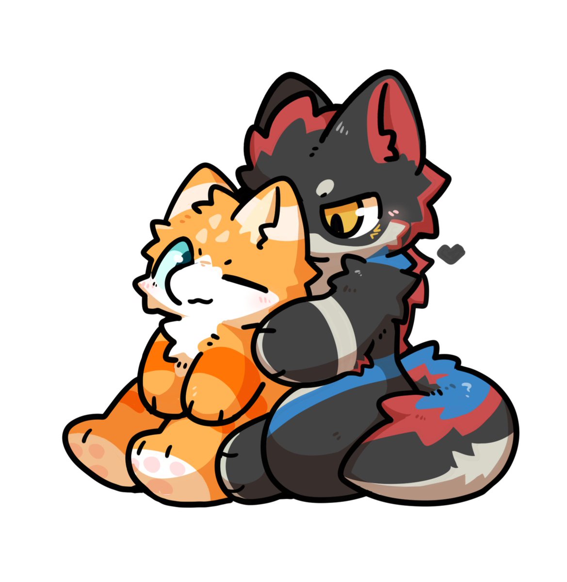 Magicpika1's tweet photo. 窩窩～♥️🧡 https://t.co/NwapCu0a0Z