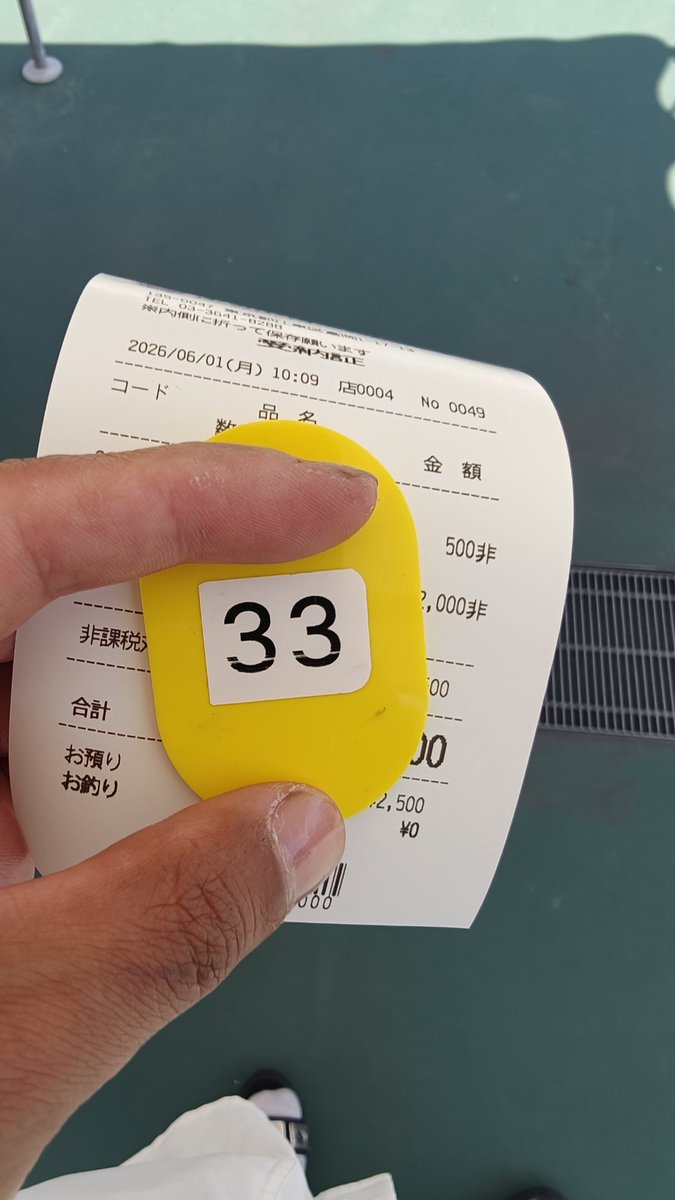 jackson_dayone's tweet photo. 一昨日くらいから33に縁がある
バイクのナンバーも33
町中でクルマを見ても33
さっき深川不動堂で御朱印帳買って待ち札が33w https://t.co/Yph0QeEh01