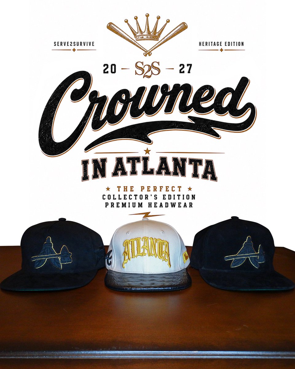 1Serve2Survive's tweet photo. 2 New Atlanta Hats by @1Serve2Survive

TRIBE FEATHER SUEDE HAT
• 100% Genuine Calfskin Suede Exterior
• Premium Charmeuse Silk Lining
• Oversized 3D Puff Embroidery
• Reinforced Structured Crown
• Signature Gold Label Detailing
• Collector Grade Construction https://t.co/1dx3O6fr2H