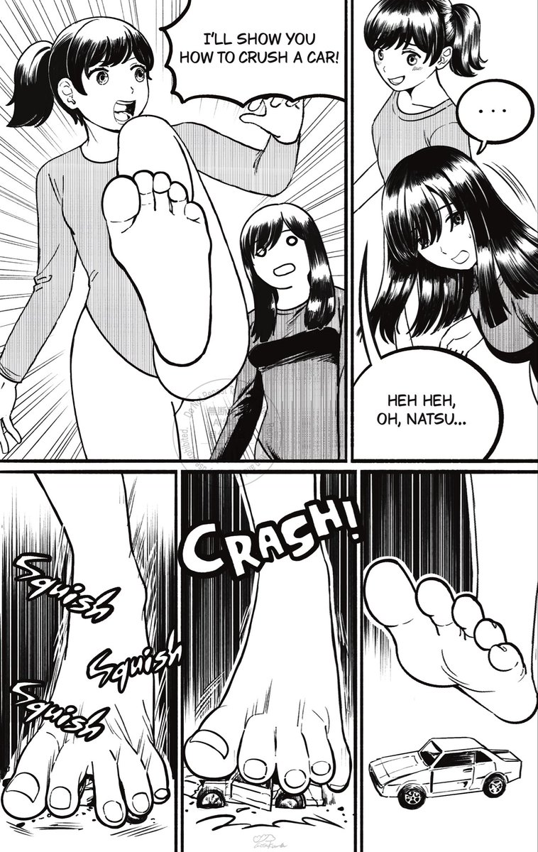 a_tk_02's tweet photo. (VGen Comm manga)

My OC: Sayaka&amp;Natsuka(Giantess)🏙️👣

【Their walk today in the tiny city : Part 1】

1~2/6 https://t.co/oUMeCgRUjF