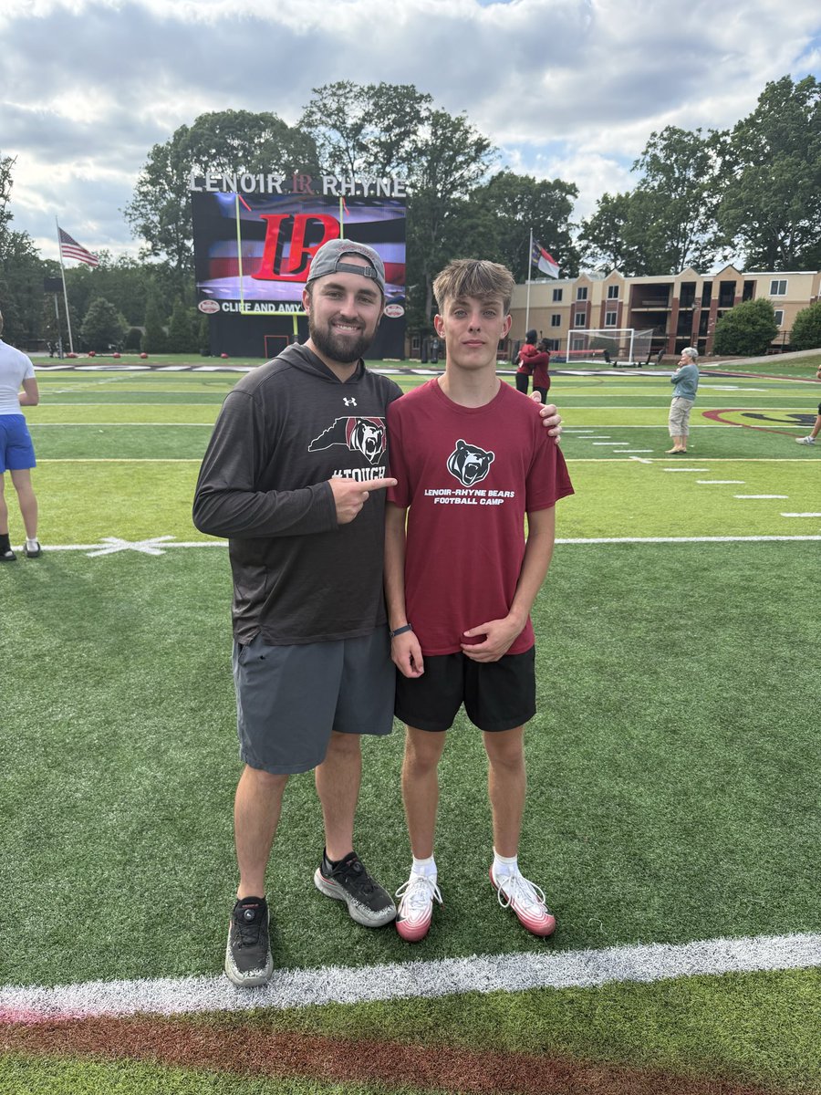 henrymcmurray5's tweet photo. Had a great time at the Lenoir-Rhyne camp. Learned great things from coach @CoachShawP. Can’t wait to be back in a few weeks.
@PlayBookAthlete 
@CoachDez_NCSA https://t.co/eUgIIkzA0Q