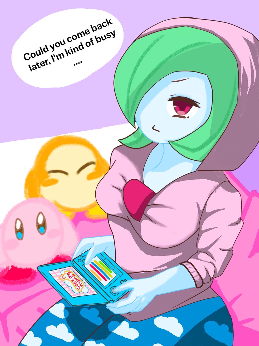 mxnsterbunnv's tweet photo. Maybe you should’ve knocked first #gardevoir #Pokemonartㅤ https://t.co/b9AFCAMND1