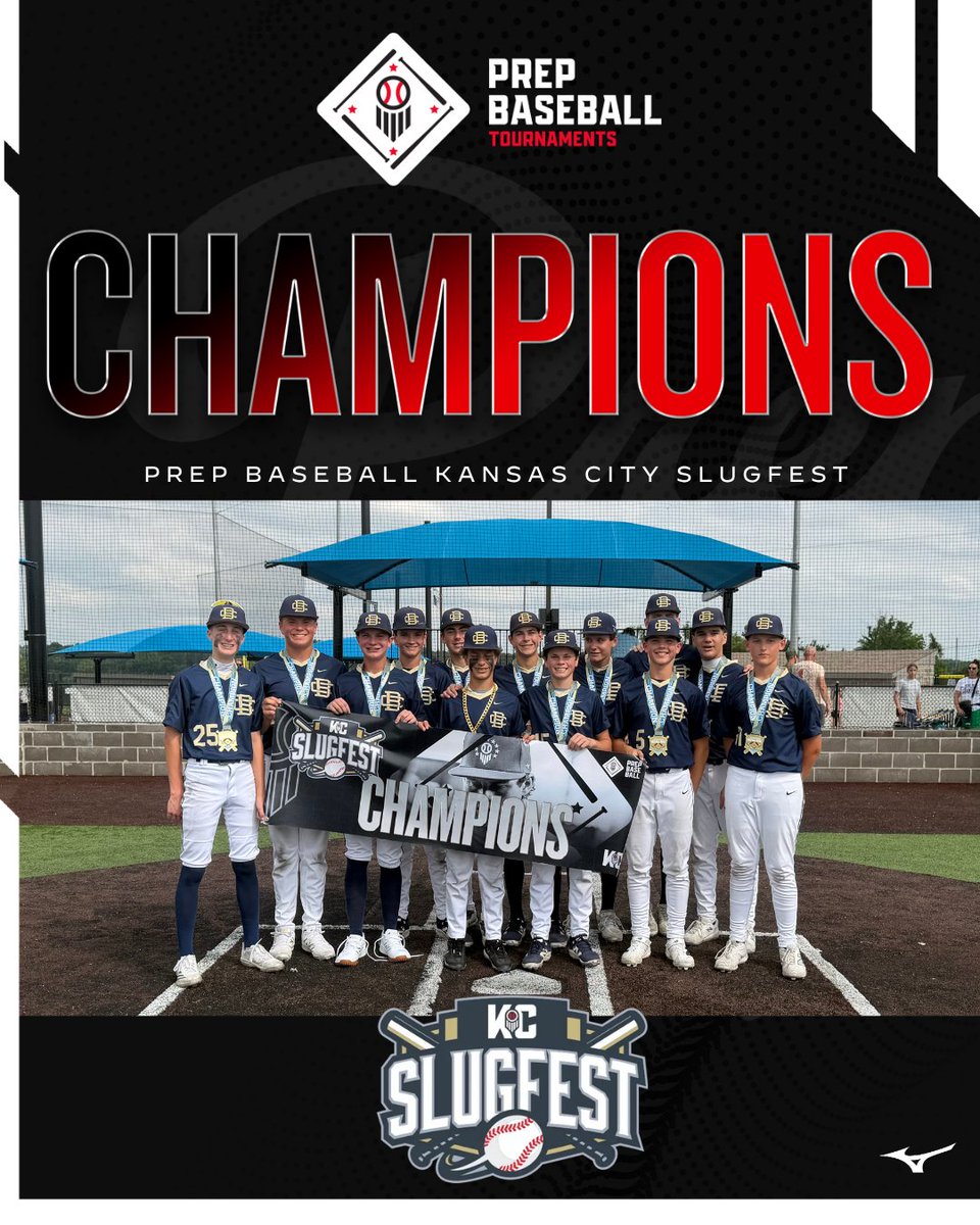 PrepBaseballKC's tweet photo. 🏆CHAMPIONS📷     

Congratulations to the 2026 Prep Baseball Kansas City Slugfest 14u silver champions, Building Champions Brownell📷

#PrepBaseballKC | #PBKCSlugfest https://t.co/HOHYXgZtIC