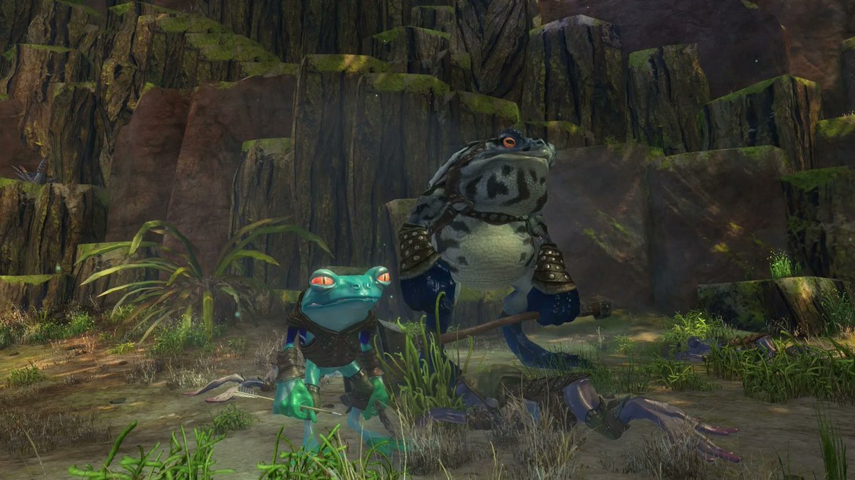 tuxness's tweet photo. Mean streets of Wyvern Cliffs. Caution advised.

#gw2 https://t.co/1R6OneJKNC