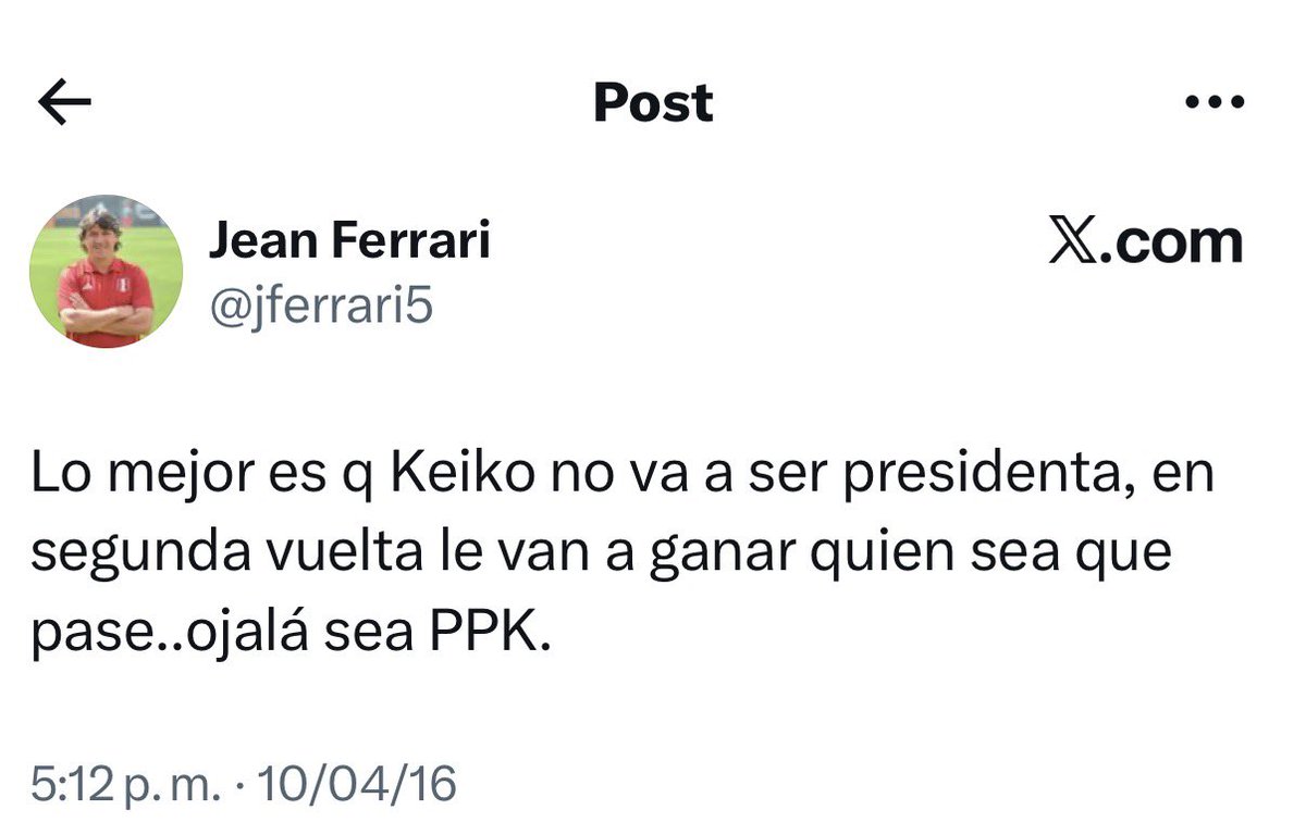 ULTRASIE7's tweet photo. @intimoelemento Y en 2016 era anti K jajajaja. Se acomoda a todo ese tipo https://t.co/wgYf9LAfpj