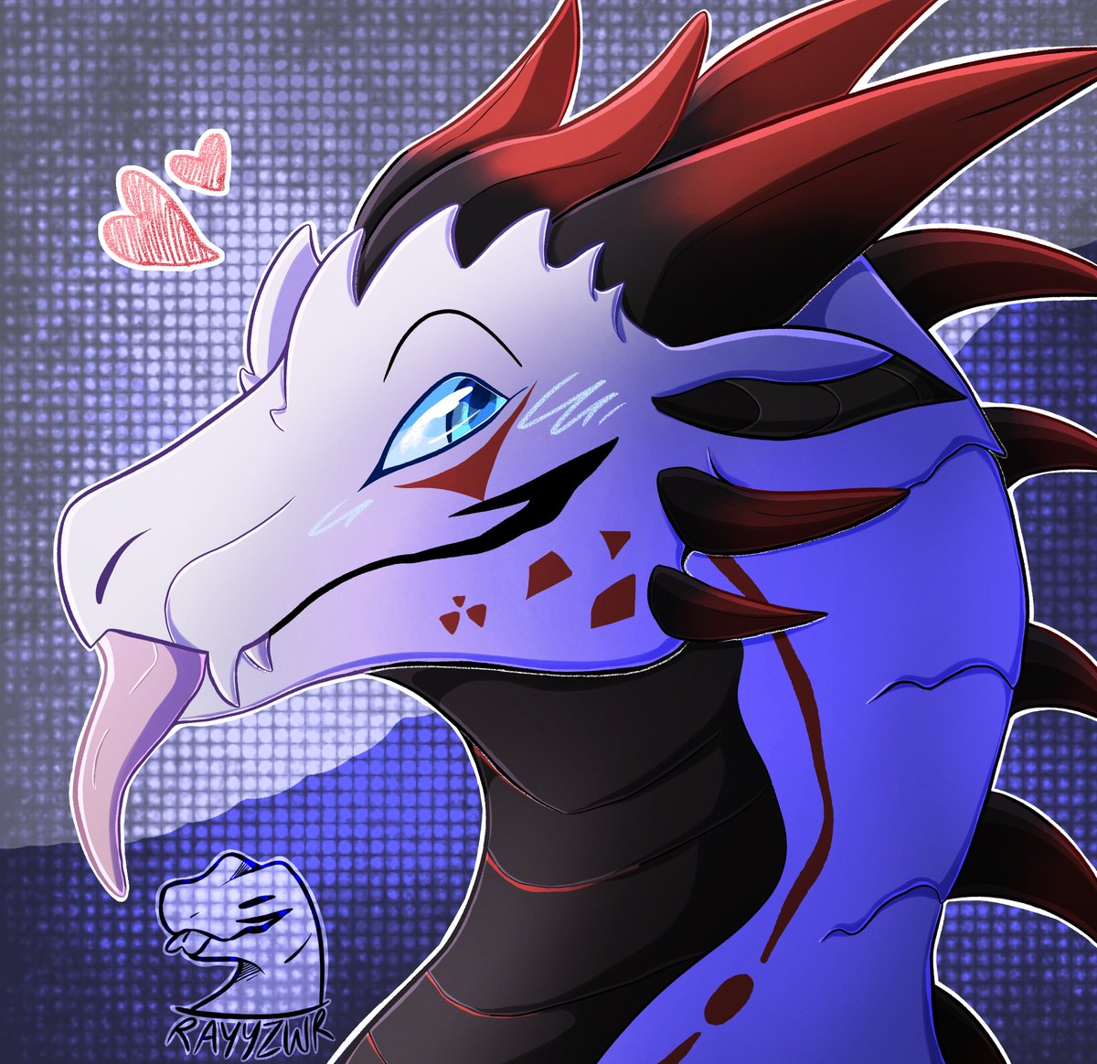 rayyzwr's tweet photo. Comm for @PurpleMemeDerg 💙 https://t.co/WtkF6csSDS