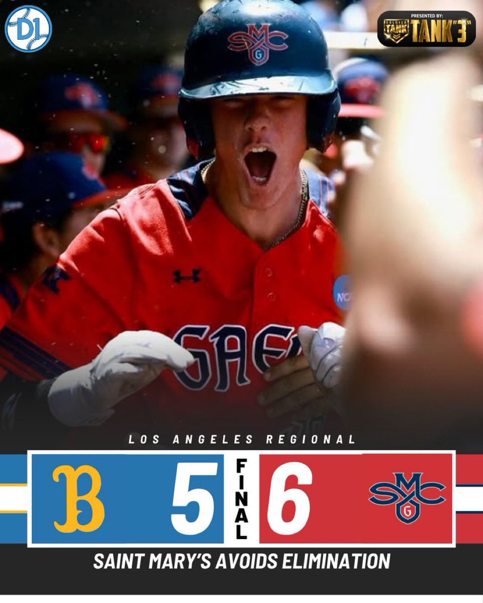 RedditCFB's tweet photo. St. Mary’s Baseball going 2-0 against overall #1 UCLA is on par with UMBC Basketball beating overall #1 UVA. https://t.co/uSXpwpuDWd