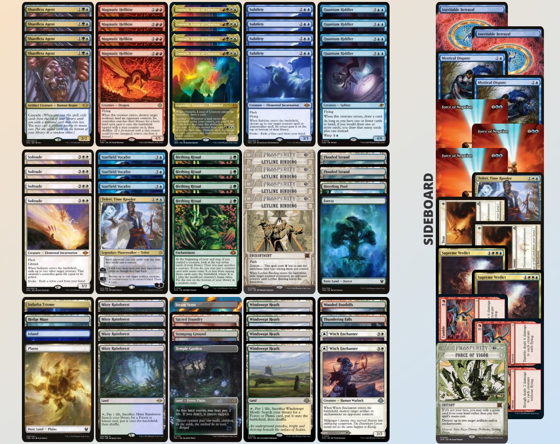 A_Wet_Box's tweet photo. 5th/46 with 4C Ritual

Goyf Thud - WW
BW Blink - WW
Domain Zoo - LWW
E Tron - WW
ID
ID
Homie scoop for credit

Magic is fake, a bad player playing bad cards can make Top 8. https://t.co/UIboMNGZad