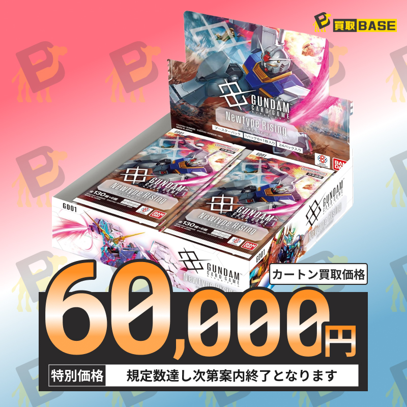 未開封】ガンダムカードゲーム Newtype Rising 1カートン ガンダム