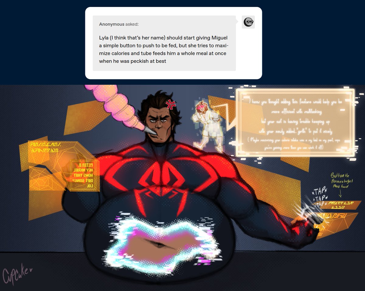 cupcakeluvqueen's tweet photo. Reposting: Some Tumblr asks I did of Miguel #FFA #maleweightgain #maleWG https://t.co/iKq1DUqQLS