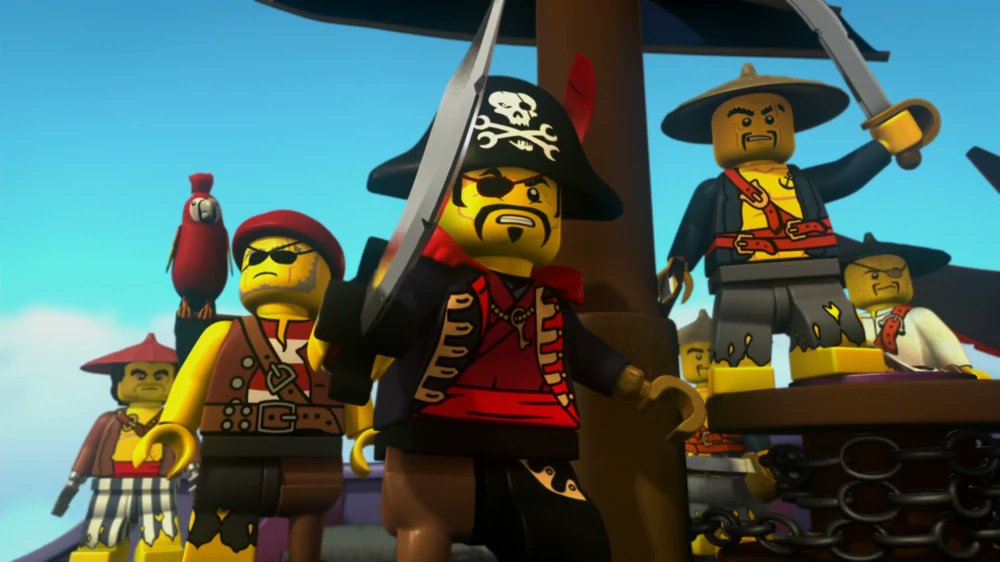 MegatronusFan01's tweet photo. Piratas vs. Ninjas. https://t.co/yqdRoByru6