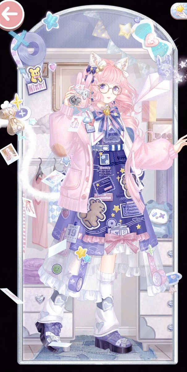 Florapompom's tweet photo. Found some of my old Love Nikki screenshots 🩷 https://t.co/dW0yntqlHR