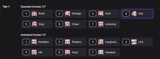 KiraVT_'s tweet photo. hey so  remember that thing i said id do and havent done it...? 

I finally did it~! :D 

EVERYONE PLS ENJOY THE NEW EMOTES! https://t.co/30SiXQuMks