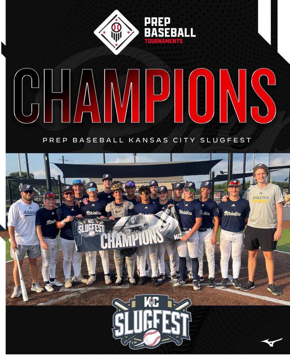 PrepBaseballKC's tweet photo. 🏆CHAMPIONS📷     

Congratulations to the 2026 Prep Baseball Kansas City Slugfest 15u champions, Inevitable A's 🎉

#PrepBaseballKC | #PBKCSlugfest https://t.co/QLY7KNMdNV