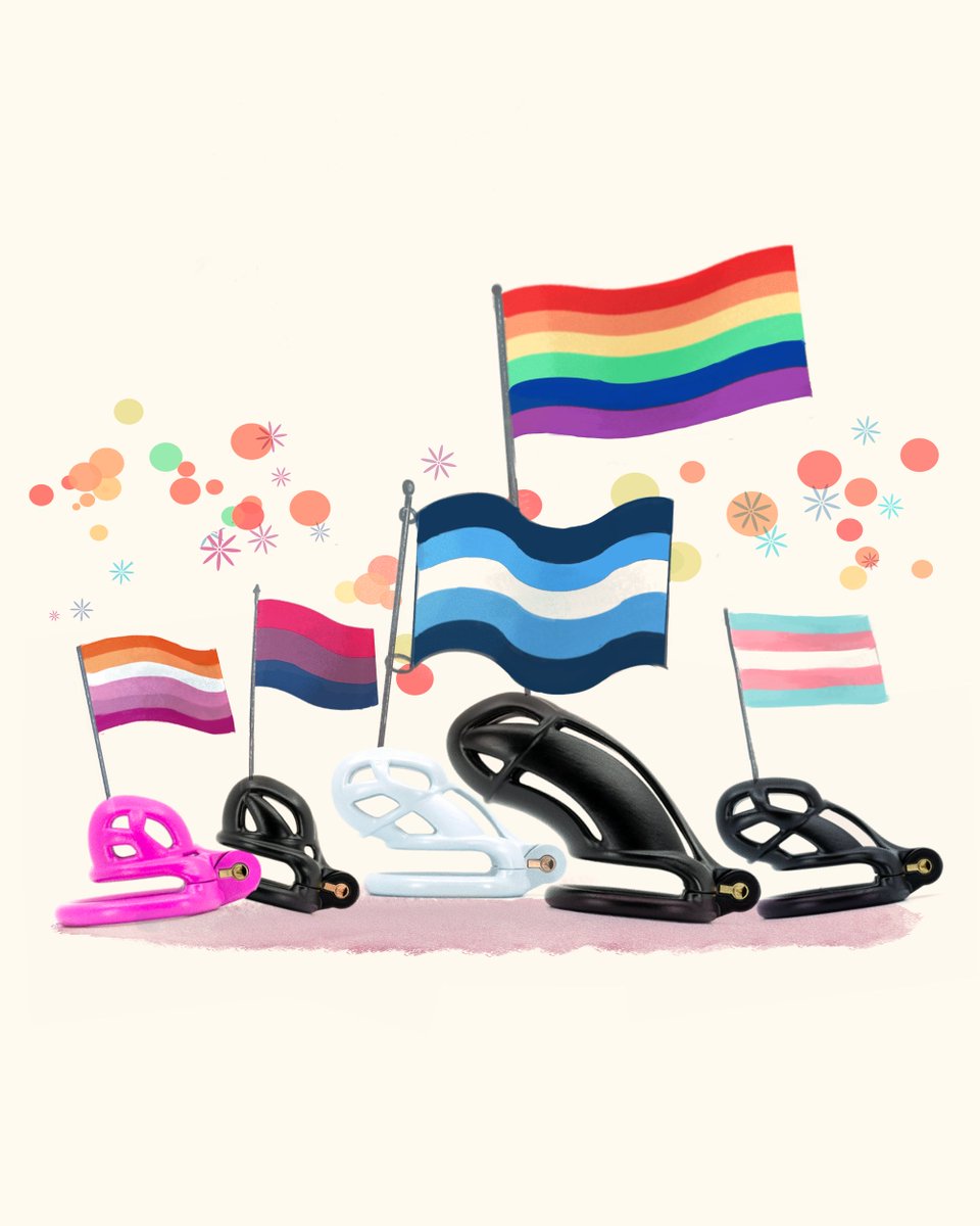 KINK3Ddesigns's tweet photo. Happy Pride from KINK3D!

One of the best parts of our job is experiencing the camaraderie of the chastity world.

We talk to so many different people with so much diversity. Different languages, cultures, sexualities, and more. But love and passion bring us together.

🐍🌈🔐 https://t.co/GZhuTLq6tm