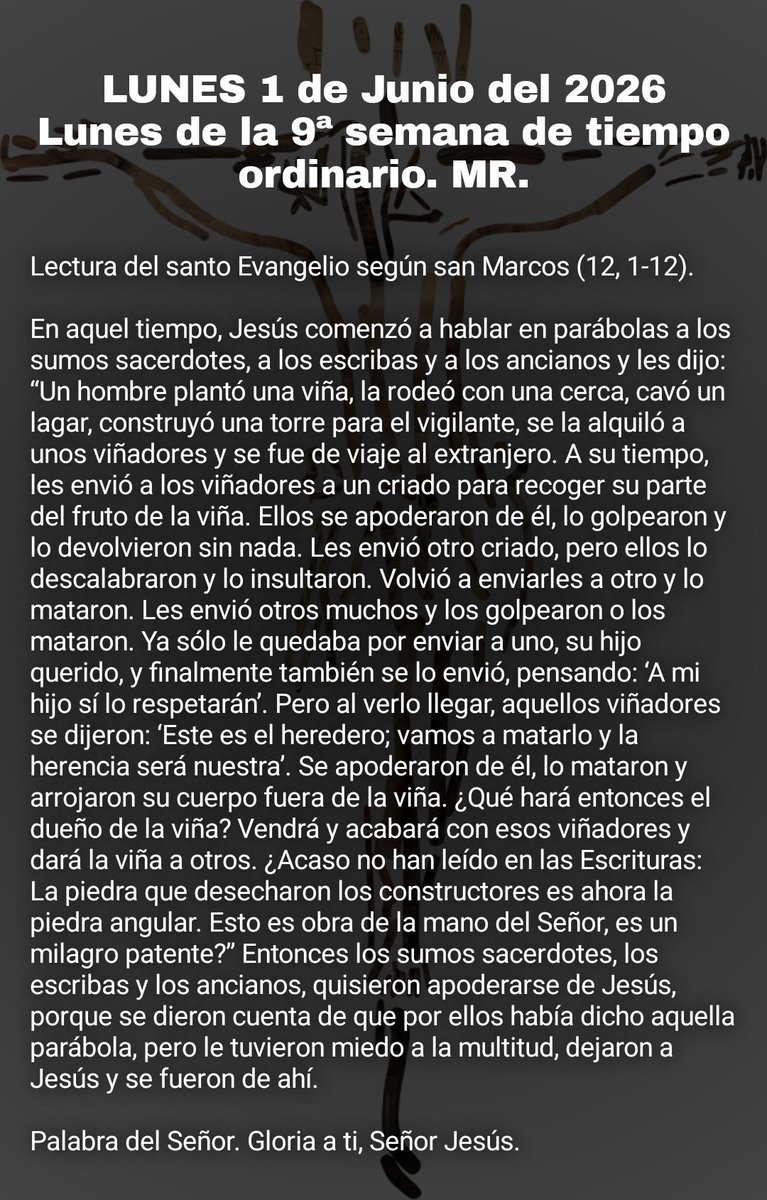 RBvit's tweet photo. #EvangelioDelDía https://t.co/QntqYl0Z3B