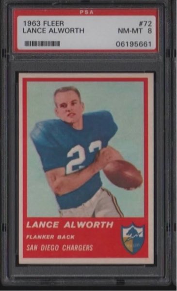rexvos's tweet photo. Before Fleer made incredible baseball cards in the 80s they made awesome football cards in the 60s https://t.co/9ydjE4qsB4