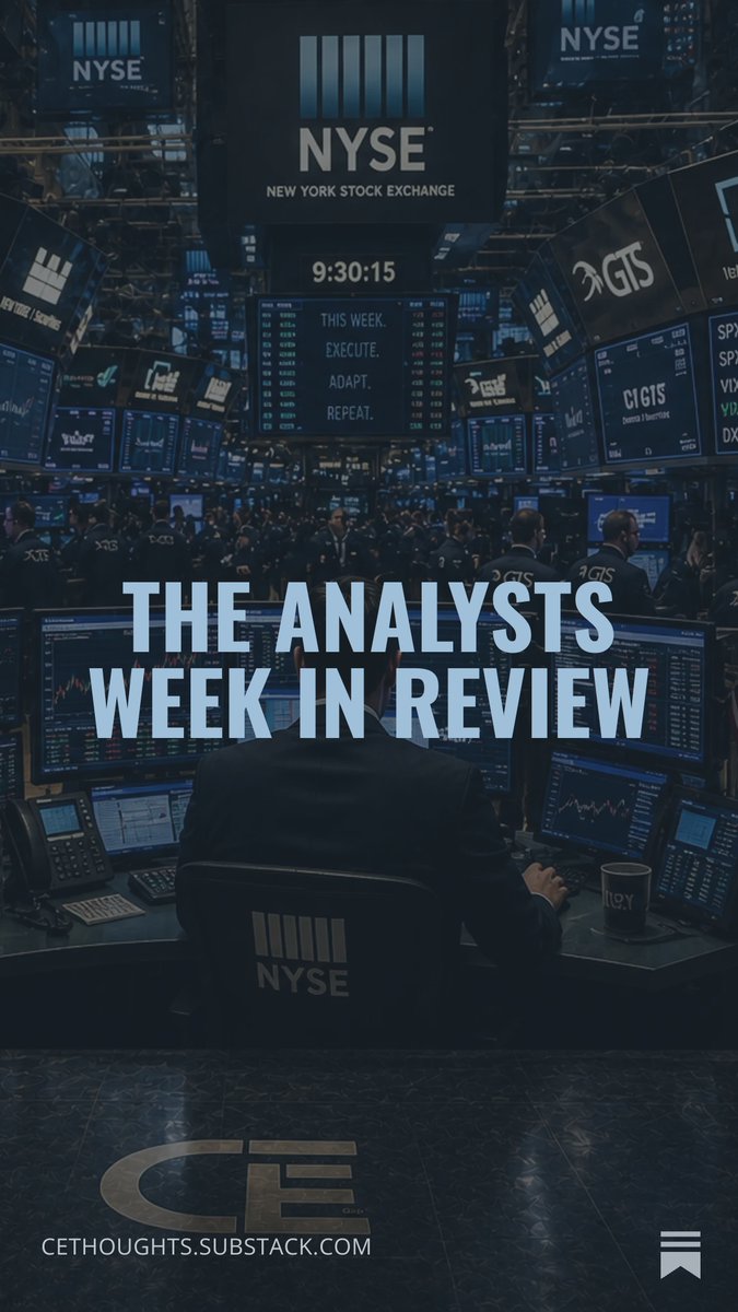 BMacRunning's tweet photo. The Analysts Week in Review

https://t.co/pLk8htOMtl

#markets #etf #spx https://t.co/WMA2q3vWJz