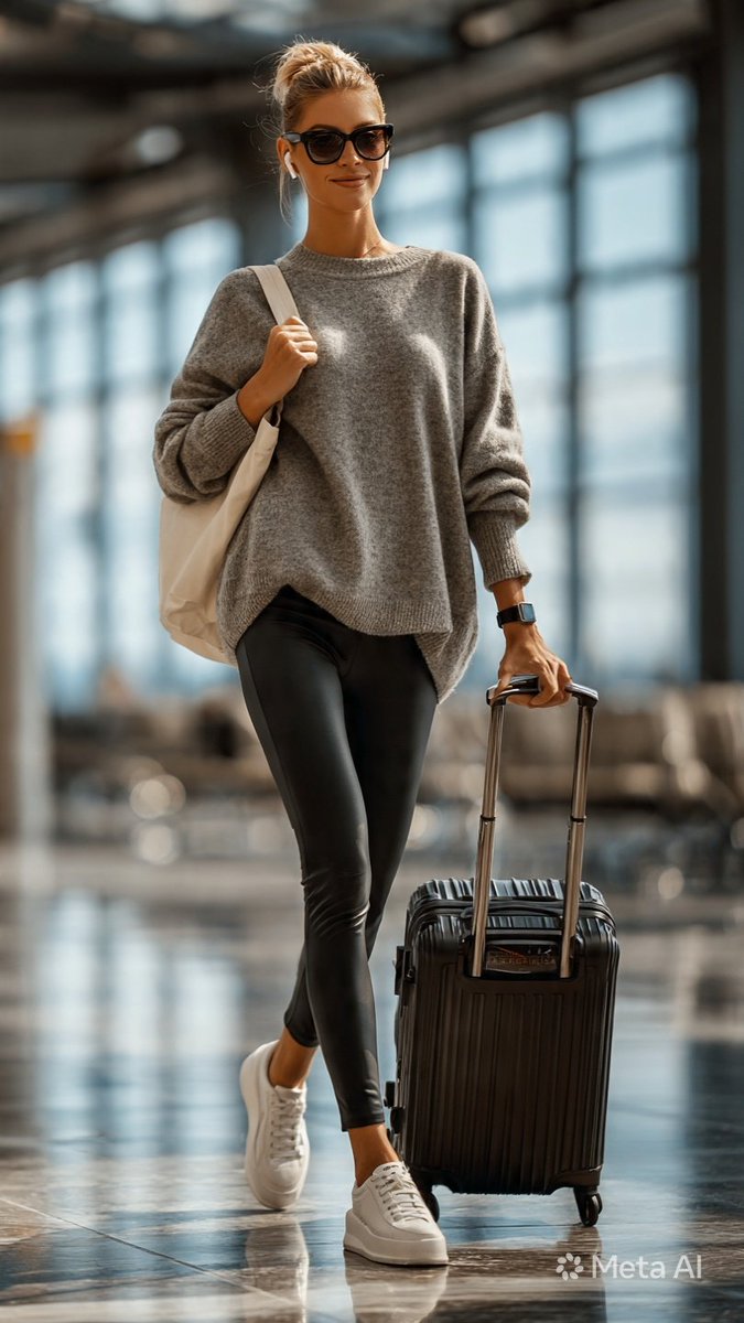 Fastdealusa's tweet photo. Travel in comfort. Arrive in style ✈️🖤

#travelstyle #airportfashion #womenstyle #luxurytravel #fashiondaily #traveloutfit #modernfashion #stylishlife #ootdideas #fastdealusa https://t.co/OUpxECZTp0