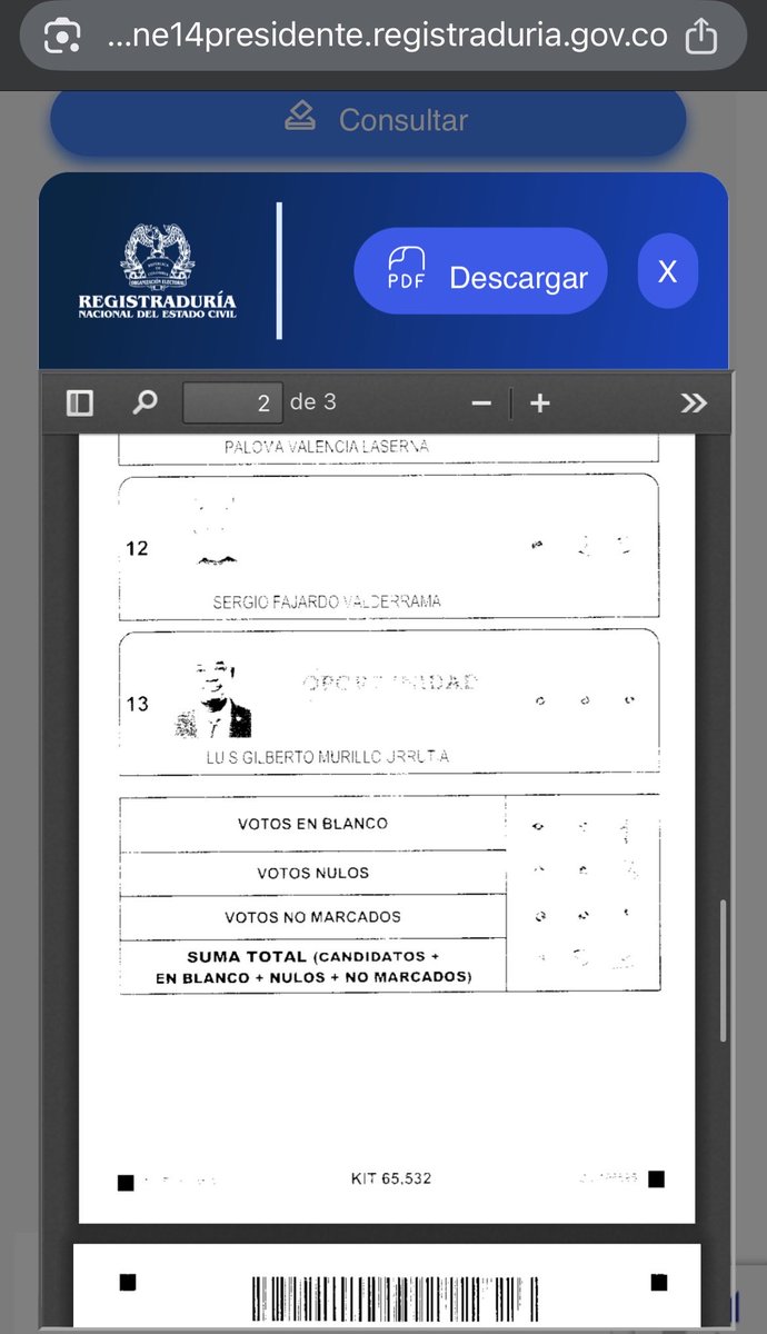 DIMGranAmor's tweet photo. @DonIzquierdo_ en Itagui Antioquia varios formulario salen así https://t.co/zvyTDiDWXY