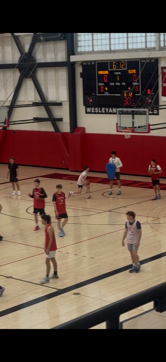 Palmersimpson11's tweet photo. Had a great time at @Wes_mbball elite camp. Thank you to Coach Reilly @Joe_ReillyJr , Coach Tyson, and Coach Johnson for the high-level coaching and insight into the program. Loved the campus and the intensity! @Wes_athletics #CARDINALPRIDE π πͺΆ https://t.co/drYSRkNvor