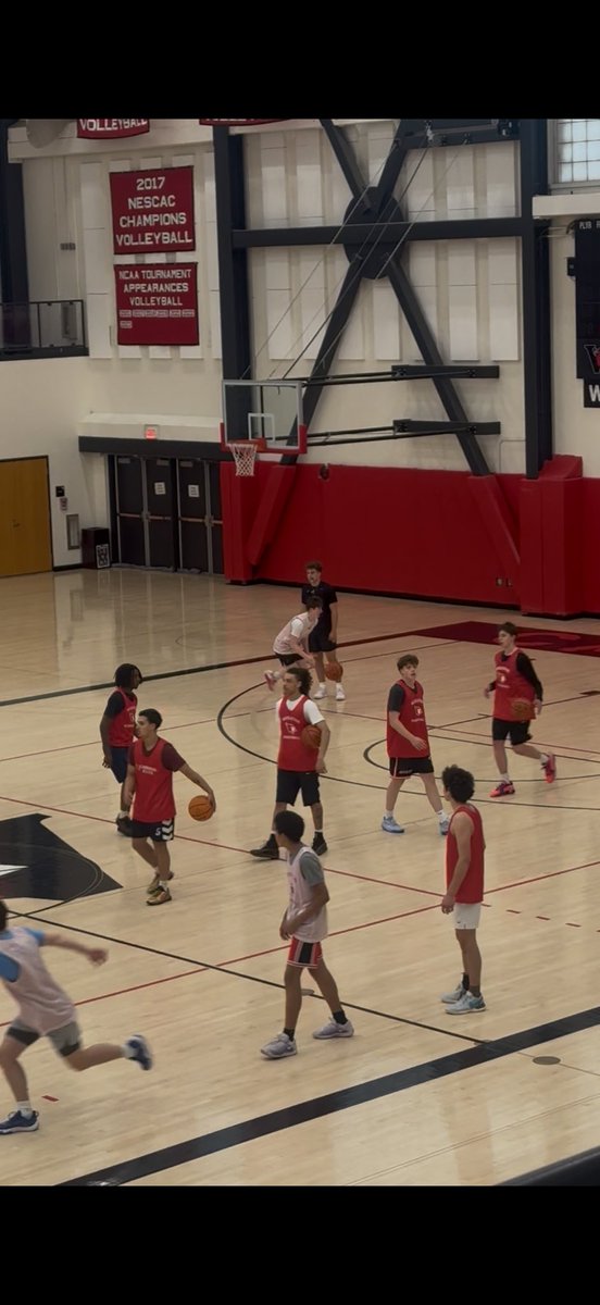 Palmersimpson11's tweet photo. Had a great time at @Wes_mbball elite camp. Thank you to Coach Reilly @Joe_ReillyJr , Coach Tyson, and Coach Johnson for the high-level coaching and insight into the program. Loved the campus and the intensity! @Wes_athletics #CARDINALPRIDE π πͺΆ https://t.co/drYSRkNvor