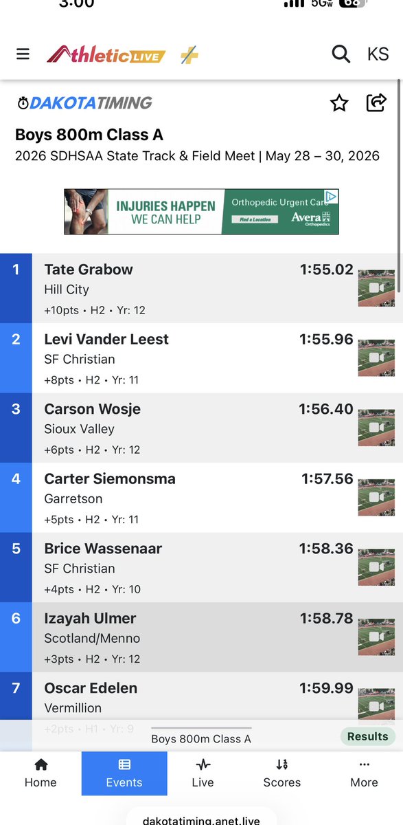 Cartersiemonsma's tweet photo. State Track Meet this past weekend! Finished 4th in the open 800 with a school record time of 1:57.56, 4th in the mile with a time of 4:29.54, 4th in the 4x800 with a school record time, and 6th in the medley with a school record. Junior year complete, can’t wait for next year! https://t.co/QM56slLDSc