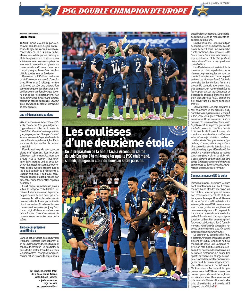 rdppsg's tweet photo. 🔴🔵📰 Revue de presse #PSG du parisien et de l’équipe, lundi 1er juin 5/6 https://t.co/Y3wvvAnXpg