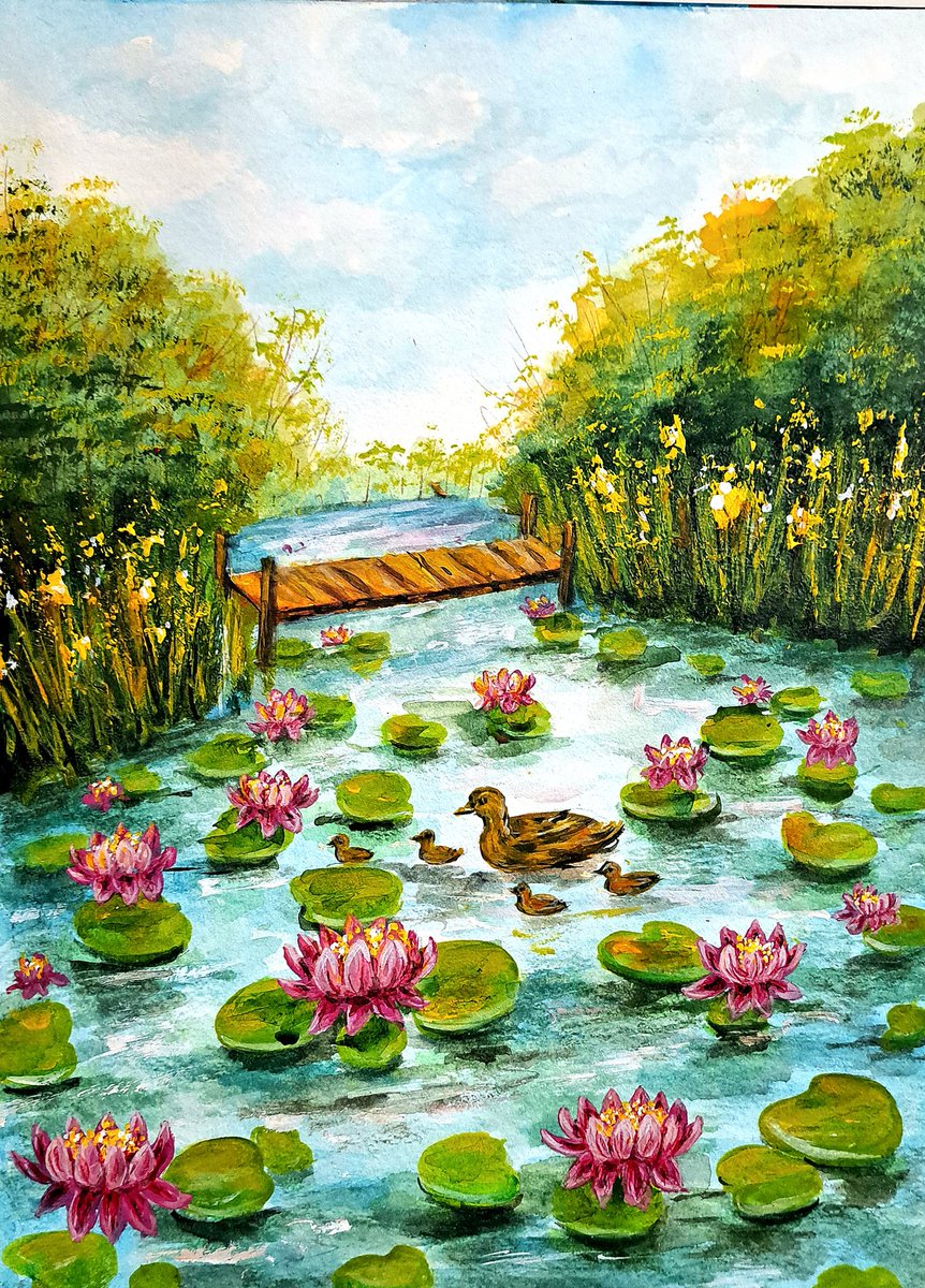 Manely541054's tweet photo. 🌼Gm my fam 🌼
My new Drop on #saucery
Physical painting🎨
"Lotus Haven"
1/1
80000
https://t.co/lix7mneICV
@saucebook https://t.co/loHYfTS4Us