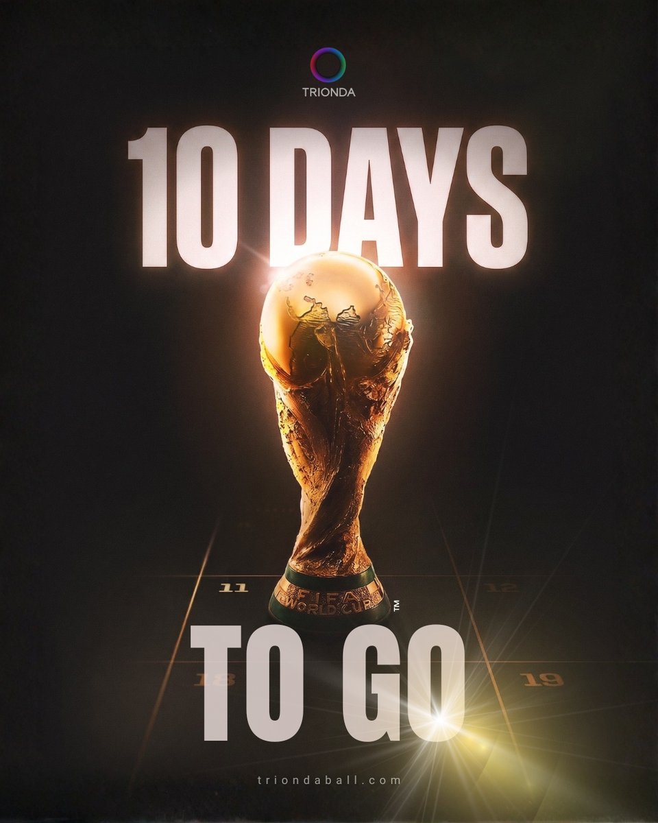 triondaball's tweet photo. 10 Days To Go! 🏆⚽️ https://t.co/4fdBLzOEjX