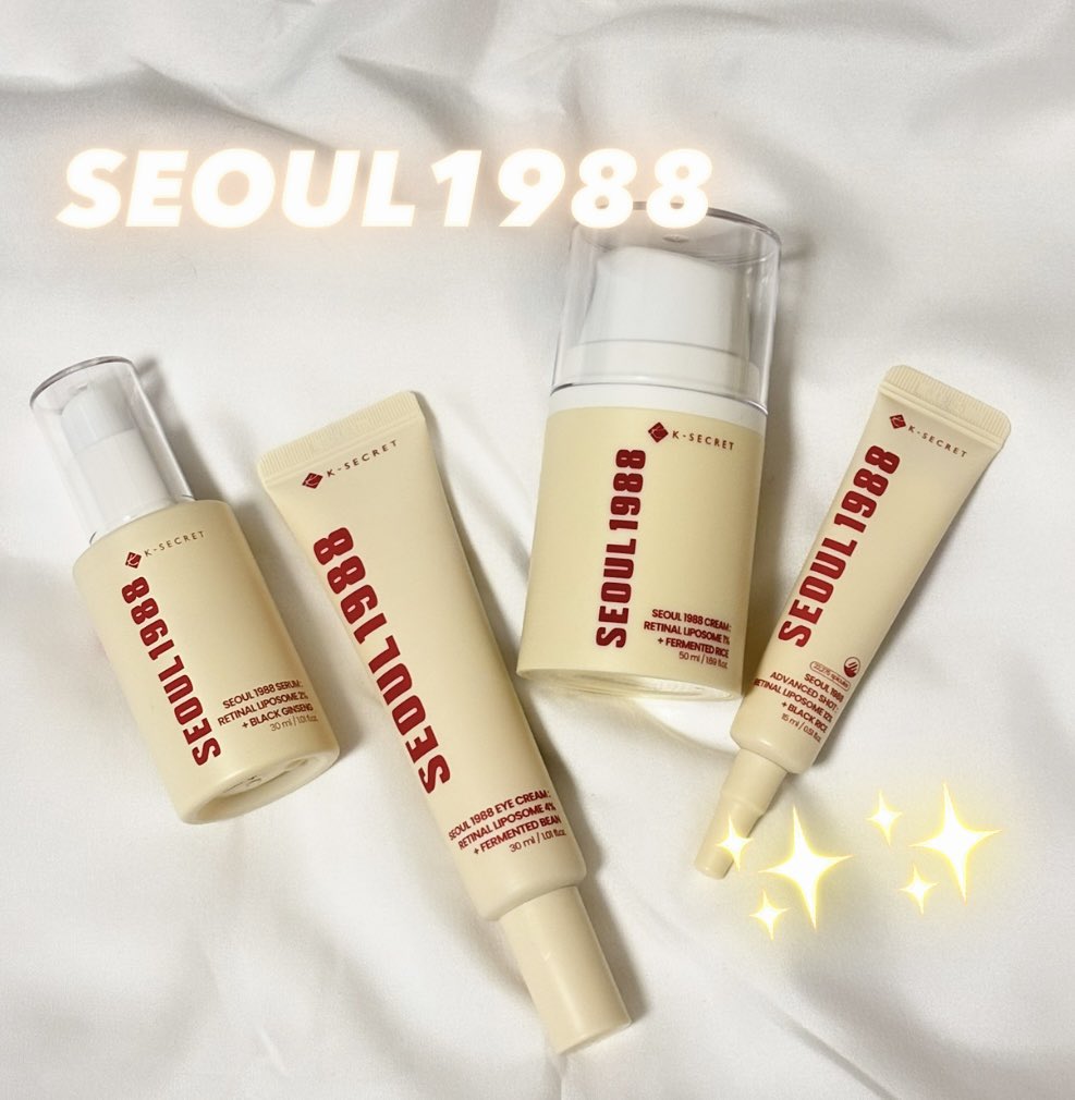 cannelle__s's tweet photo. ksecret様より頂きました✨🙏
 #PR @ksecret_jp 

SEOUL1988 レチナールライン
・アドバンスドレチナールショット
・黒参セラム 
・発酵米クリーム
・発酵豆アイクリーム

エイジングケア製品を探してる方にオススメのレチナールシリーズ✨

 #ksecret #SEOUL1988 #スキンケア #韓国コスメ #qoo10 https://t.co/xtNoahmO9d