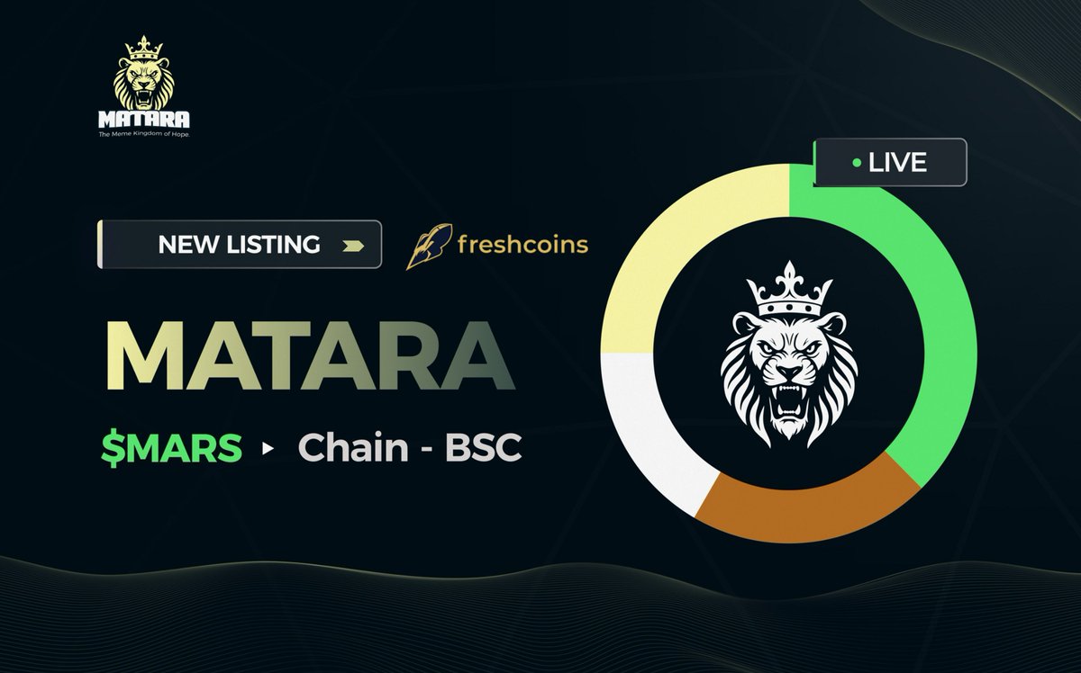 CaptainMatara's tweet photo. A fresh $MARS listing on @FreshCoinsIo!

Martians it's time to spread the word!

$MARS everywhere!

➡️ Check here: https://t.co/SKaNic64Gi https://t.co/6AIfWsAGTQ